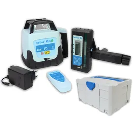 Hedue Q3G Rotationslaser 360 Grad Set