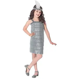 LIRAGRAM Flapper-Kostüm Kinder 8-10 Jahre