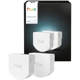 Philips Hue Wandschaltermodul für Hue Lampen Netzbetrieb Doppelpack