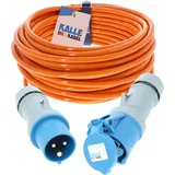 CEE Verlängerung KALLE Blue 32A EXTREME SIGNAL 4,0mm2 Industrie Bau Boot Womo Camping Vollpur-Premium-Leitung 20 Meter