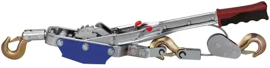 Handwinde - Seilzug manuell mit Ratsche Hand Power Puller 4 t - Handseilwinde mit 15-facher Hebelwirkung (Größe: S)
