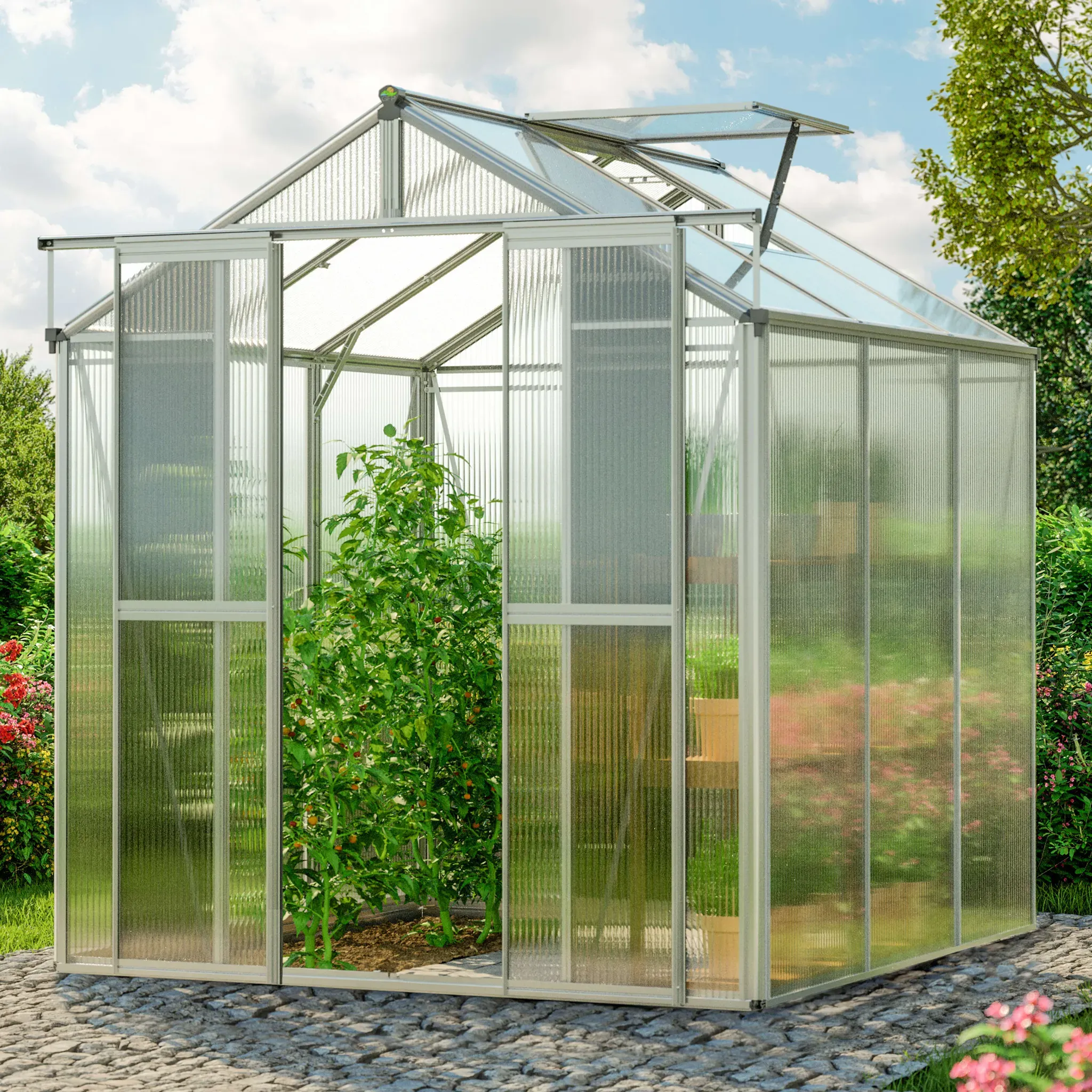 GFP Hobby 179 x 195 cm Serra, 6 mm lastre alveolari a doppio strato - (GFPV00832)