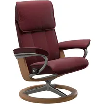 Stressless Relaxsessel "Admiral", rot (bordeaux batick), B:84cm H:100cm T:73cm, Leder BATICK: BATICK ist ein leicht korrigiertes, durchgefärbtes und genarbtes Möbelleder, bei dem die meisten Unebenheiten und Spuren in der Regel entfernt wurden.