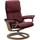 Stressless Relaxsessel "Admiral", rot (bordeaux batick), B:84cm H:100cm T:73cm, Leder BATICK: BATICK ist ein leicht korrigiertes, durchgefärbtes und genarbtes Möbelleder, bei dem die meisten Unebenheiten und Spuren in der Regel entfernt wurden.