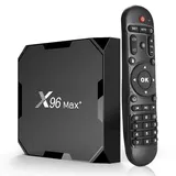 Android 9.0 TV-Box, Smart Media Player 4 + 32 GB HD TV Box mit Fernbedienung, unterstützt 4 K/3D 2,4 & 5 GHz WiFi BT 4.0 USB 3.0 1000 M LAN Android Box