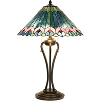 Tischlampe Tiffany Ø 48x73 cm mehrfarbig 5LL-5391