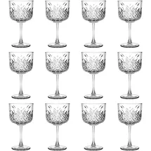 ich-zapfe Cocktailgläser, Trinkgläser 12er Set - Timeless, 490ml
