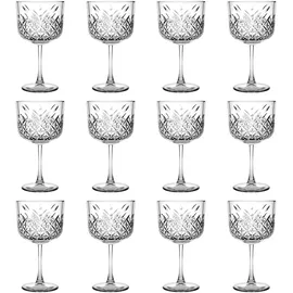 ich-zapfe Cocktailgläser, Trinkgläser 12er Set - Timeless, 490ml
