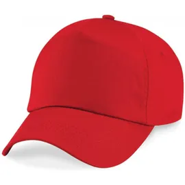 Beechfield Junior Original 5-Panel-Kappe rot One Size
