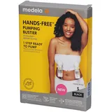 Medela hands-free pumping bustier schwarz S