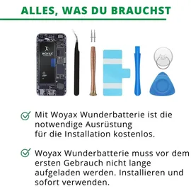 Woyax Wunderbatterie Akku für iPhone XR 3510 mAh Hohe Kapazität Ersatzakku ohne Dichtung