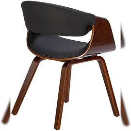 CLP Esszimmerstuhl Foley I Mit Armlehne Und Holzgestell I Küchenstuhl Und Wohnzimmerstuhl