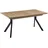 Mäusbacher Cantus Ausziehtisch 90 x 76 x 130-170 cm Eiche Artisan schwarz
