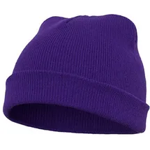 Flexfit Heavyweight Beanie Purple, one Size,