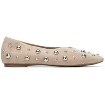 Xti - Ballerinas Damen Taupe - Bequeme und vielseitige Schuhe - Casual Mode - Modell 14528301 (Größe 39) Braun, Wohnung, Keine, Lässig
