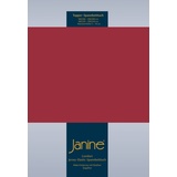 JANINE Topper-Spannbetttuch 5001 Jersey 180 x 200 - 200 x 220 cm granat