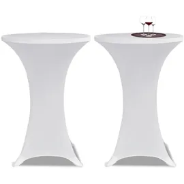 deluke Stehtischhusse AMAU Weiß Ø 70 cm 2er Set