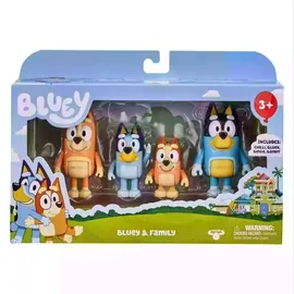MOOSE TOYS LTD BLUEY Figuren-4er-Pack Familie