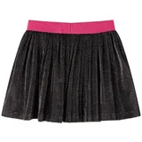 vidaXL - Kinder-faltenrock Mit Glitzer Marineblau 92