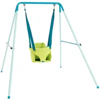 TP Toys Foldaway Baby Swing – Kompakte, pulverbeschichtete Metallschaukel für den Innen- und Außenbereich, mit rutschfesten Füßen und einfacher Aufbewahrung, perfekt für Babys ab 6 Monaten