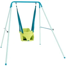 TP Toys Foldaway Baby Swing – Kompakte, pulverbeschichtete Metallschaukel für den Innen- und Außenbereich, mit rutschfesten Füßen und einfacher Aufbewahrung, perfekt für Babys ab 6 Monaten