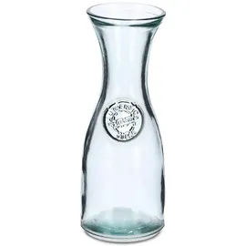 Zeller Glaskaraffe "Recycled", 800 ml, ca. Ø 9,5 x 25,3 cm, Weinkaraffe, Recycelte Glaskaraffe aus spanischem Glas