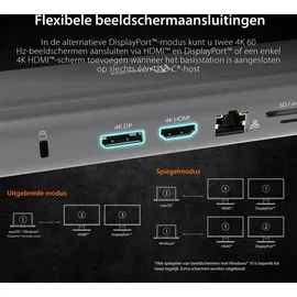 j5create JCD552 USB-C Gen 2 Docking Station (With Ethernet)