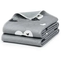 LIONTO Hundematte 91 x 86 cm grau