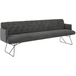 KAWOLA Esszimmerbank CHARME Cord grau 186cm