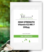 K2MK7 - Forest Vitamin - High Strenght Vitamin K2 MK-7 200μg - Kapseln - Immunität - Gesundheit & Schönheit (100)
