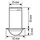 ESYLUX Deckenbewegungsmelder EB, 360 Grad MD-C 360i/8 mini