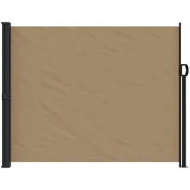 vidaXL Seitenmarkise 160 x 600 cm grau Polyester