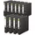 Dinor Wolkenmarmor-Recycling-Ordner DIN A4 50 mm Schwarz 10 St.