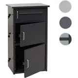 Mendler Paketkasten HWC-O51 dunkelgrau