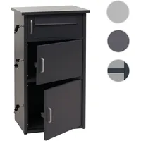 Mendler Paketkasten HWC-O51 dunkelgrau