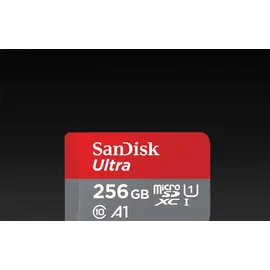 SanDisk Ultra microSD + SD-Adapter UHS-I U1 A1 120MB/s 256 GB