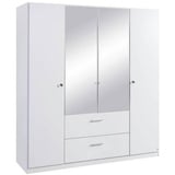 Xora Buchholz Drehtürenschrank 180 x 197 x 54 cm weiß