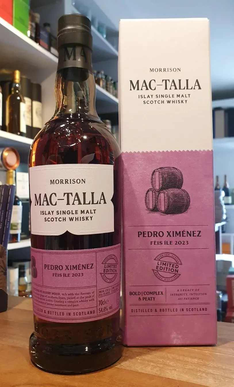 Mac-Talla PX cask limited edition cask strength Whisky Islay single malt 0,7l 54,6% vol. mit GP Morrison