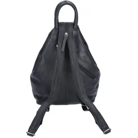 The Skandinavian Brand Damen Leder Rucksack Black