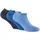 Rohner Socks Sneakersocken 3er Pack Blau 43-46
