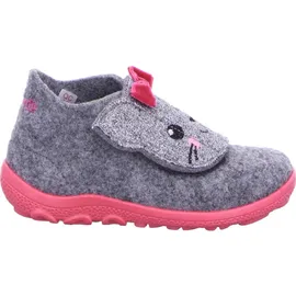 superfit Baby Mädchen - Schuhe HAPPY Slipper, Modern, HELLGRAU/PINK 2500, 21