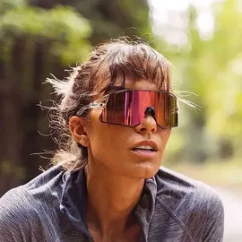 Tifosi Rail Race Interchangeable Sonnenbrille - Crystal Clear - Clarion Rose/CAT3 Clear/CAT0