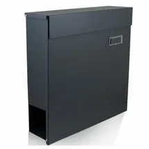 BITUXX MS-16027 Dunkelgrau inkl. Zeitungsfach