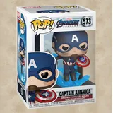 Funko Pop! Marvel: Avengers Endgame Captain America with Broken Shield & Mjolnir (45137)