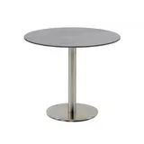 Niehoff Bistro Edelstahl rund - 95 cm rund HPL Beton-Design