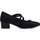 Jana Pumps mit Riemen Kleiner Absatz Vegan, Schwarz 38 EU