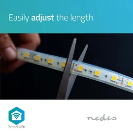Nedis Smartlife Full Color WIFILS50CRGBW LED strip Blau, White cool, Grün, Rot, White warm 15 W F