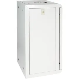 HMF 63312-07 Serverschrank 10 Zoll, 12 HE, Netzwerkschrank, Wandschrank, 10", 31,2 x 30 x 61,6 cm, Voll Montiert, Lichtgrau