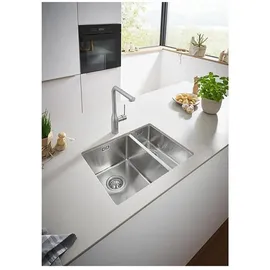 Grohe K700U 80-S 76/45 1.5 lh Becken links edelstahl