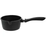 ELO Stielkasserolle BLACK, Ø 16 cm - Schwarz - Aluminiumguss - Kunststoffgriff - Antihaftbeschichtung